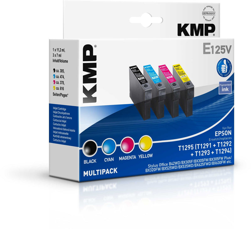 KMP Tintenpatrone kompatibel zu EPSON T129540/1617