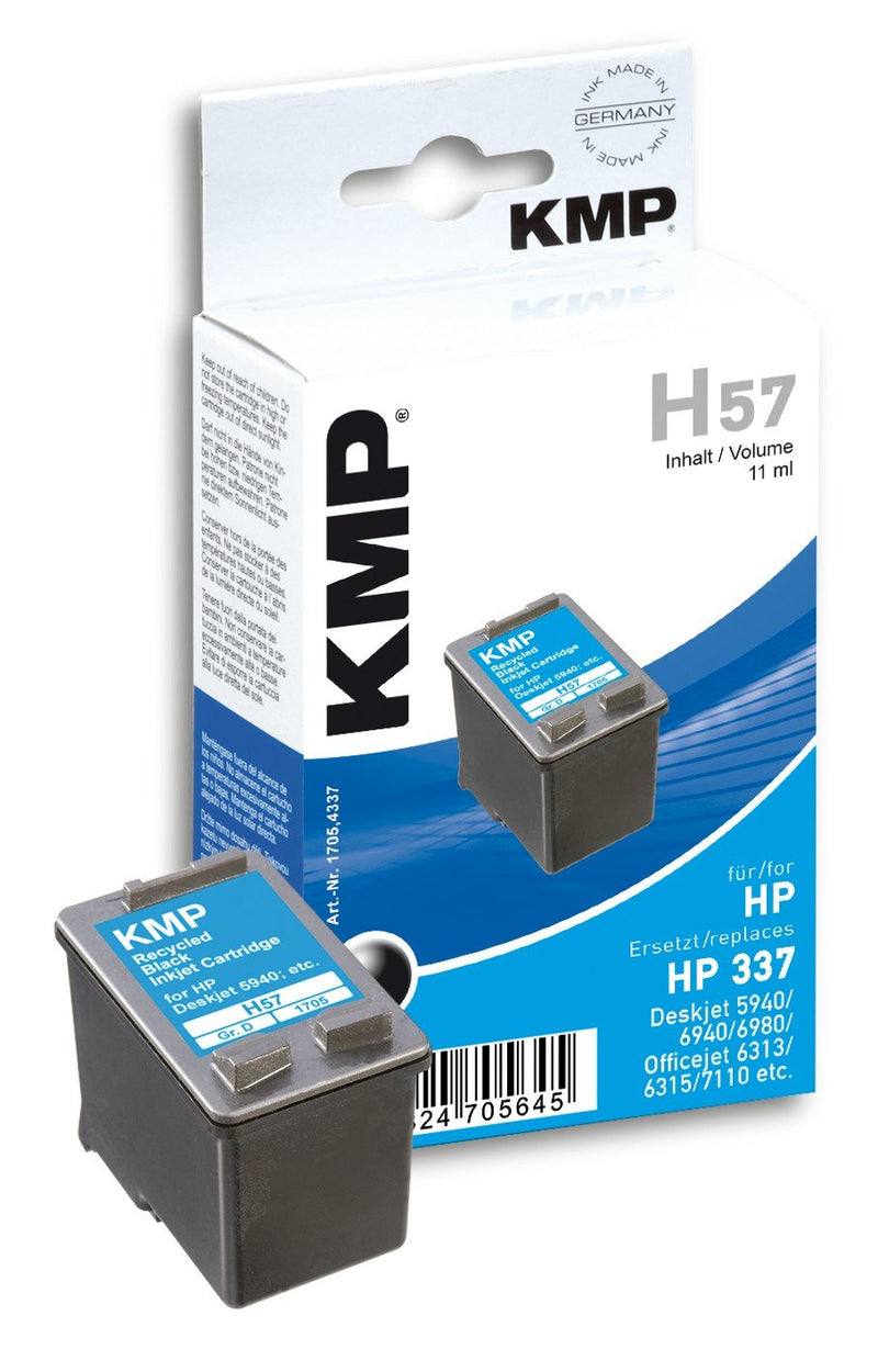 KMP Tintenpatrone fur hp C9364EE schwarz/1705,4337