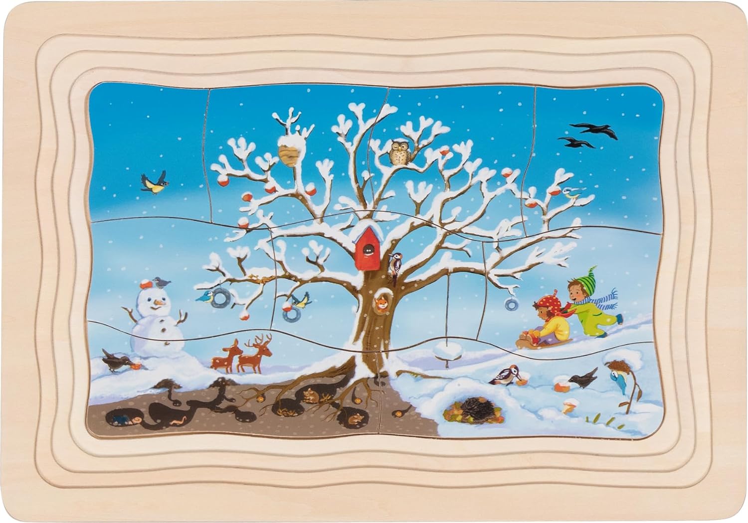 GOKI- Puzzles de Madera (57346