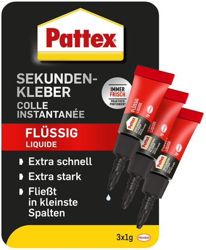 Pattex Sekundenkleber Mini Trio/PSMT2 3x 1g