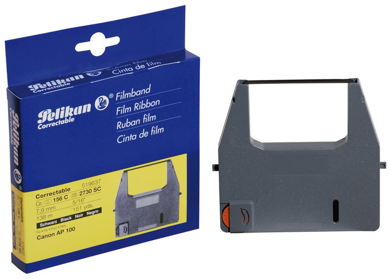 Pelikan 519637 156 C Farbband (kompatibel zu Canon Ap 100, 7,9 mm x 138 m) schwarz
