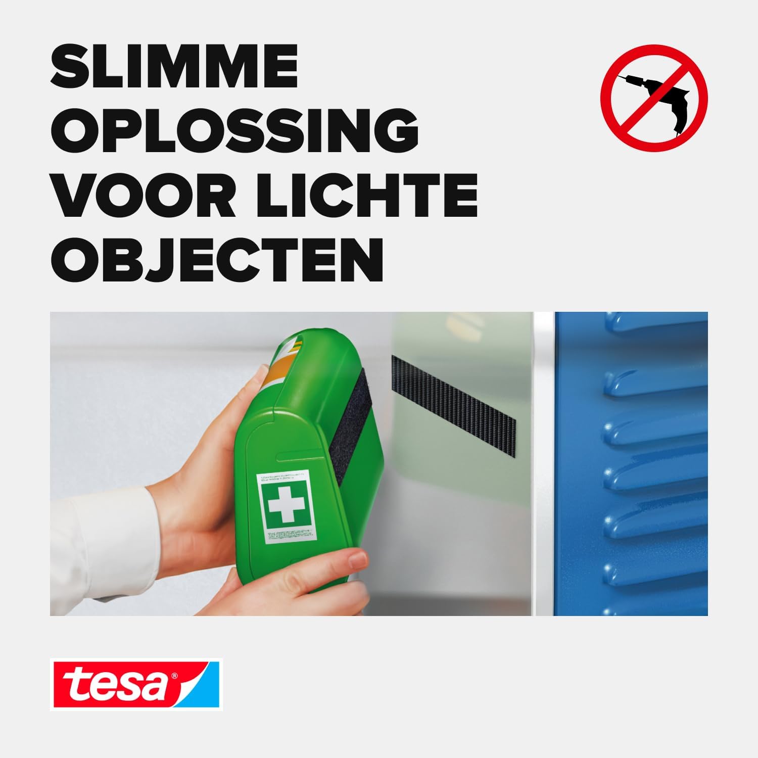 tesa® Klettband/55224-00003-00, weiB, 1mx20mm