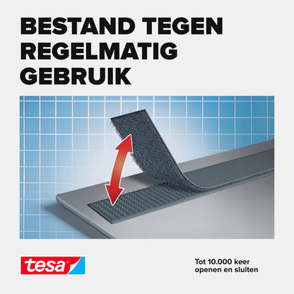tesa® Klettband/55224-00003-00, weiB, 1mx20mm