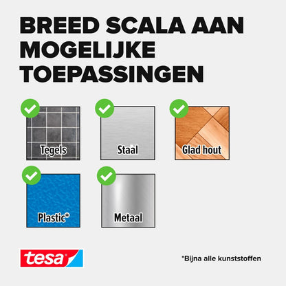 tesa® Klettband/55224-00003-00, weiB, 1mx20mm