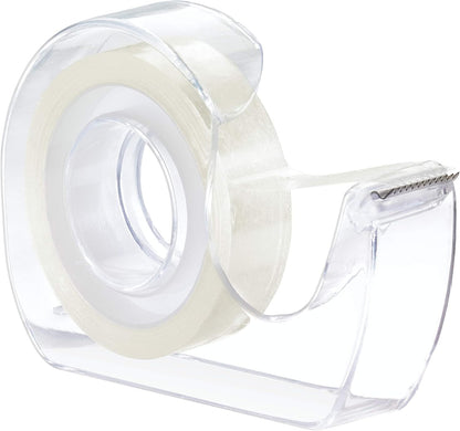 tesafilm Clear Double Sided Adhesive Tape for Arts and Crafts with dispenser 7.5m x 12mm