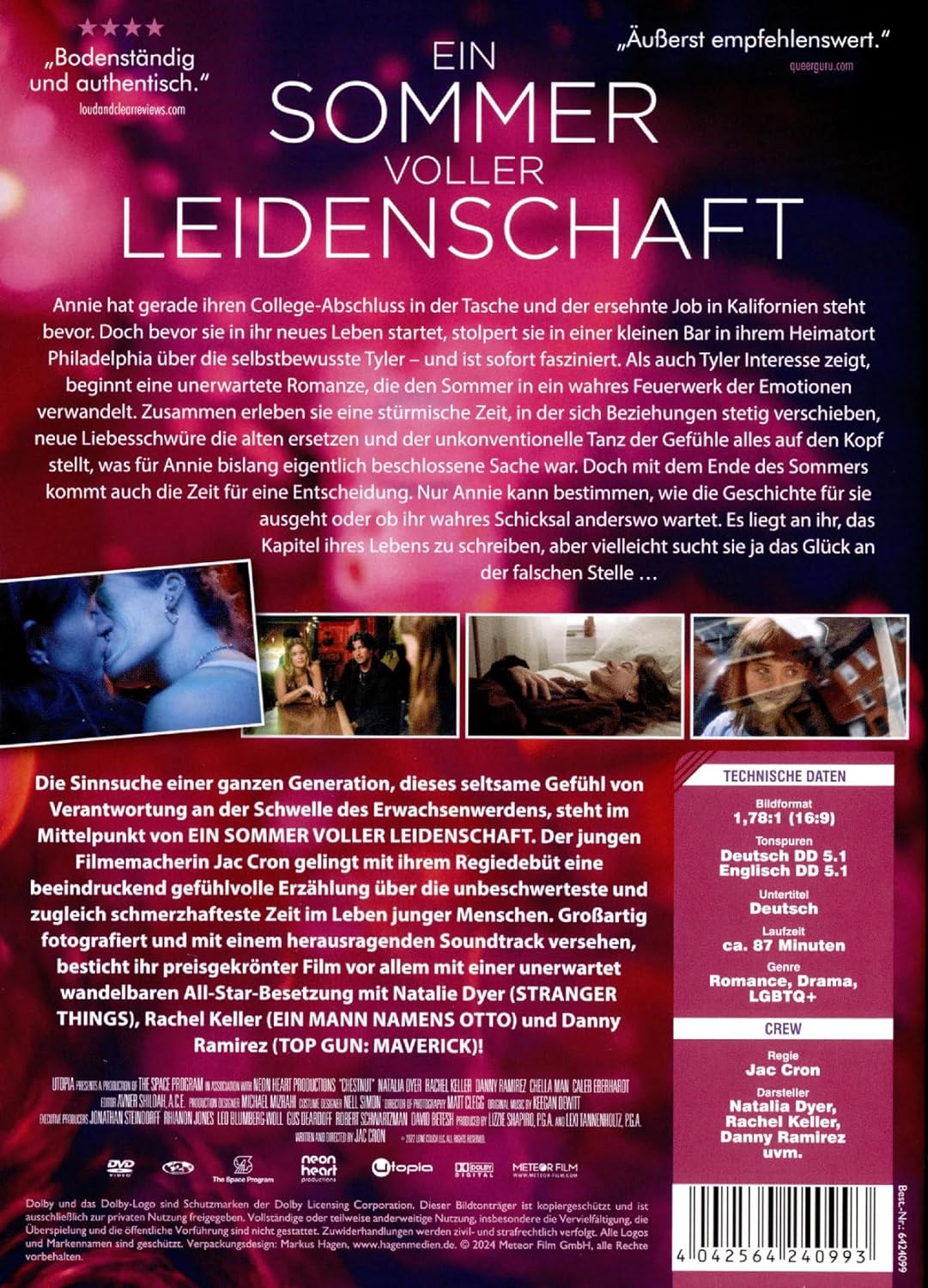 CRON, JAC - EIN SOMMER VOLLER LEIDENSCHAFT