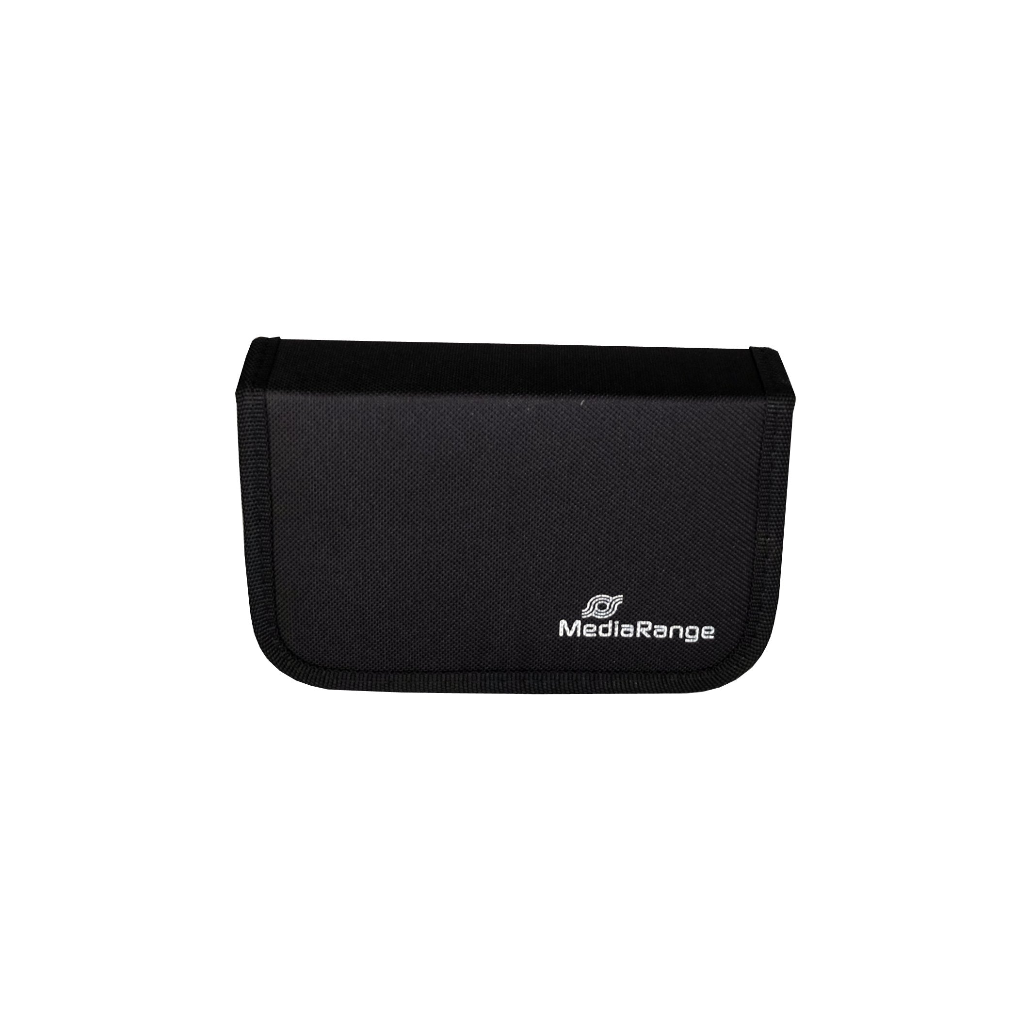MediaRange BOX98 Memory Card Case 3 Cards Nylon Black - Memory Card Cases (3 Cards, SD,SDHC,SDXC, Nylon, Black, Shock Resistant, Dirt Resistant, 170 mm