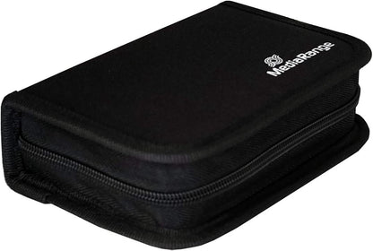 MediaRange BOX98 Memory Card Case 3 Cards Nylon Black - Memory Card Cases (3 Cards, SD,SDHC,SDXC, Nylon, Black, Shock Resistant, Dirt Resistant, 170 mm