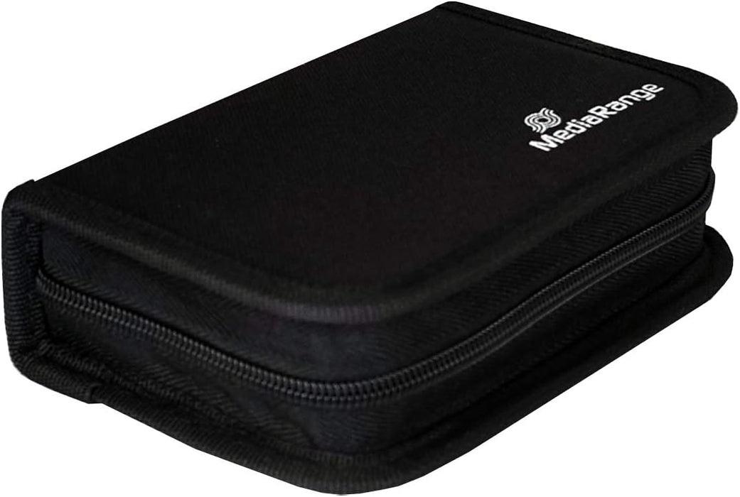 MediaRange BOX98 Memory Card Case 3 Cards Nylon Black - Memory Card Cases (3 Cards, SD,SDHC,SDXC, Nylon, Black, Shock Resistant, Dirt Resistant, 170 mm