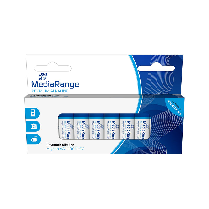 MediaRange Batterien Mignon AA LR6/MRBAT105 Inh. 1