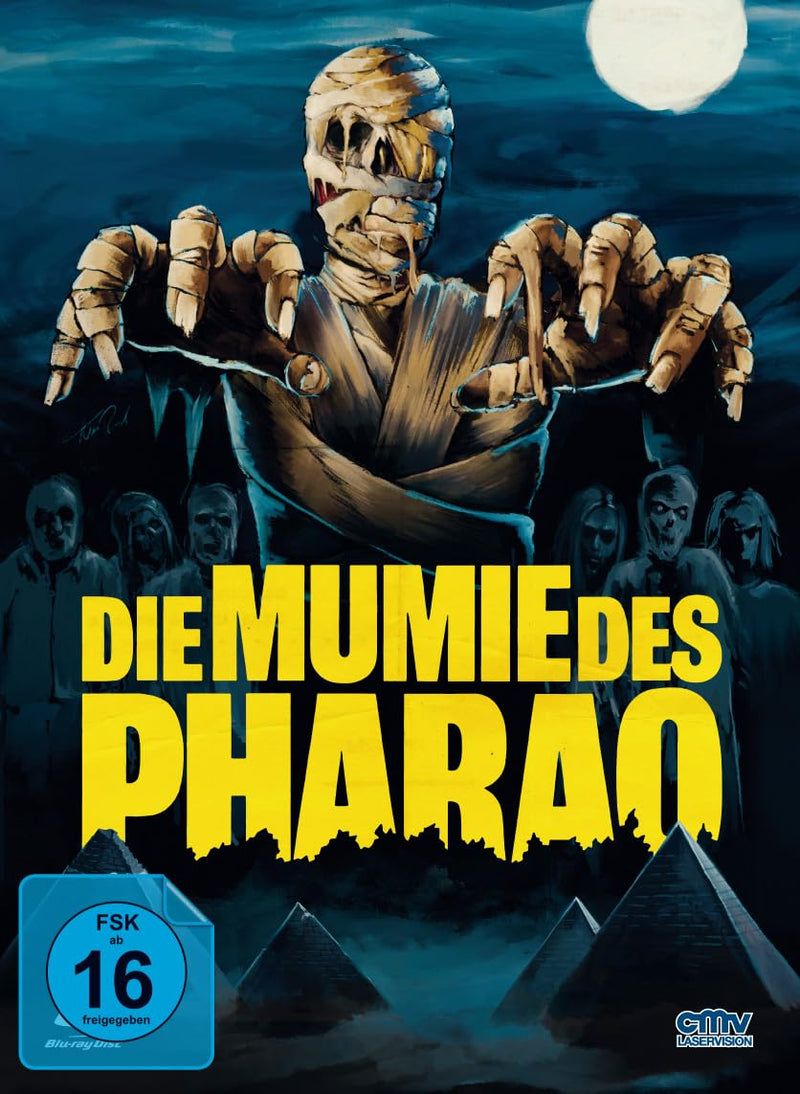 Die Mumie des Pharao - Limitiertes Mediabook auf 222 Stück - Cover B (Blu-ray + DVD