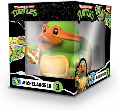 TUBBZ Boxed Edition Michelangelo Collectible Vinyl Rubber Duck Figure - Official Teenage Mutant Ninja Turtles Merchandise - Action Video Games, TV & Movies