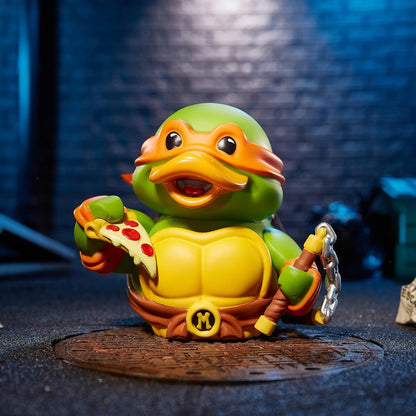 TUBBZ Boxed Edition Michelangelo Collectible Vinyl Rubber Duck Figure - Official Teenage Mutant Ninja Turtles Merchandise - Action Video Games, TV & Movies