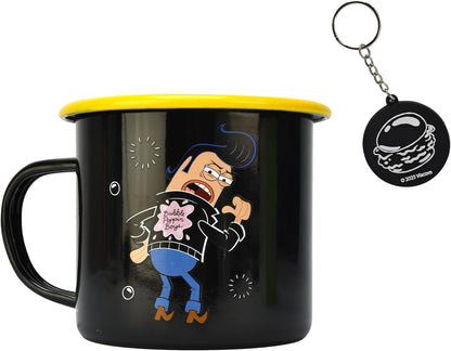 Spongebob Schwammkopf Spongebob and Patrick Bubbles Official Merchandise Mug + Keyring