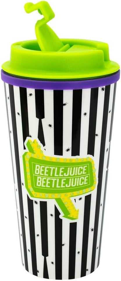 Beetlejuice Travel Cup (One Size) (Green/Blue/White)