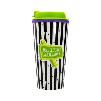 Beetlejuice Travel Cup (One Size) (Green/Blue/White)