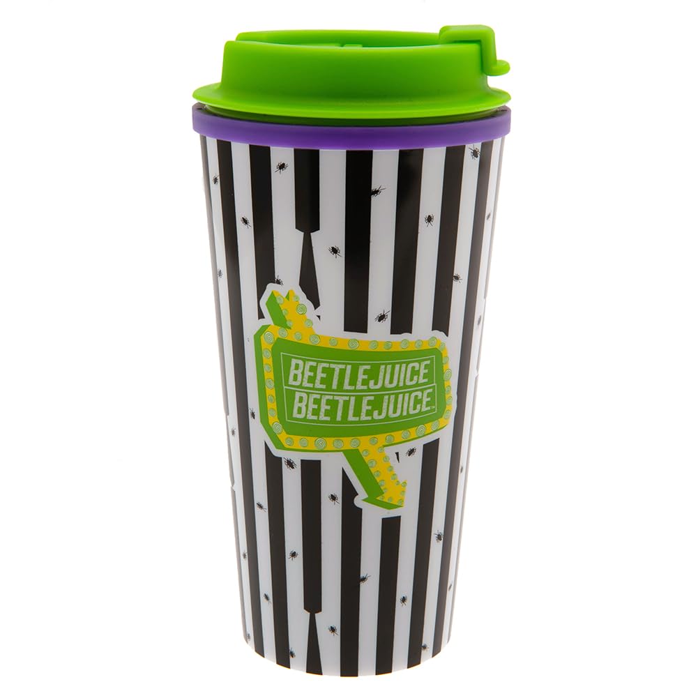 Beetlejuice Travel Cup (One Size) (Green/Blue/White)