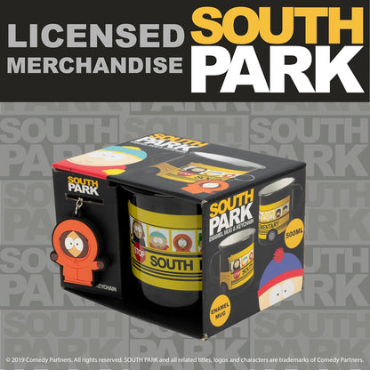 South Park - Set di tazze (taglia unica) (nero/giallo