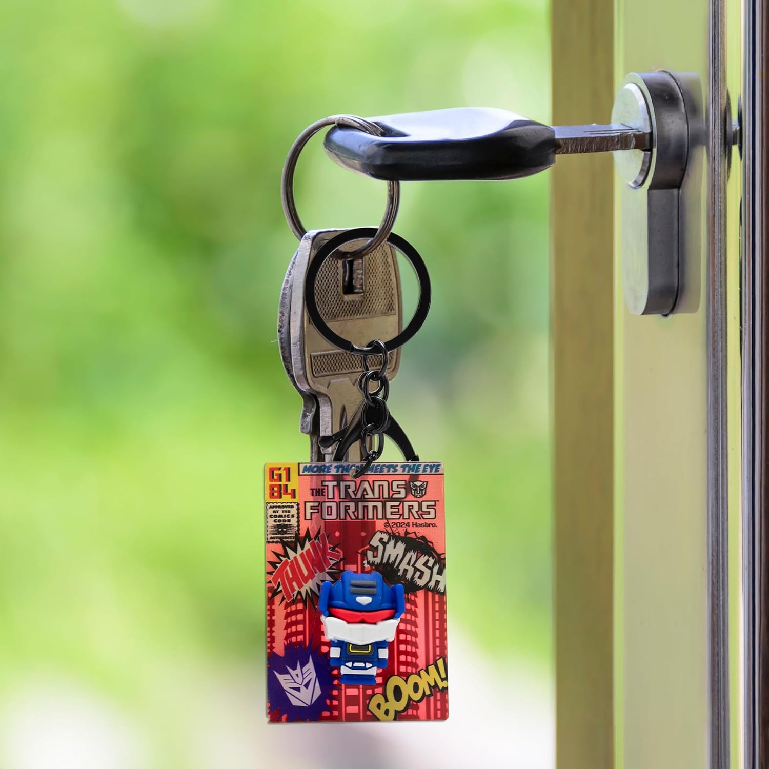 Transformers Llavero, fabricado en acrílico resistente, versátil para todos los fans