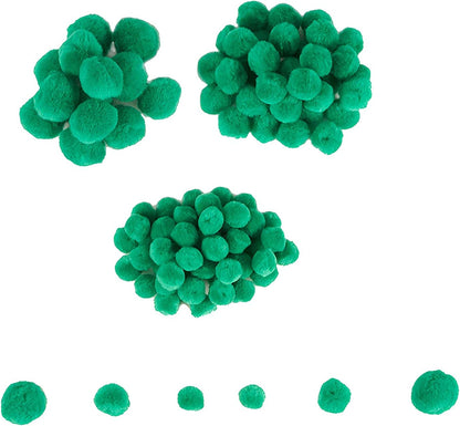 Colorations - Colorations - Pom Poms Groen 100st.