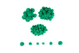 Colorations - Colorations - Pom Poms Groen 100st.