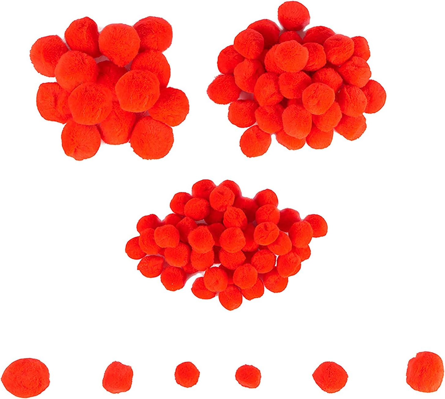 Colorations - Colorations - Pom Poms Rood 100st.