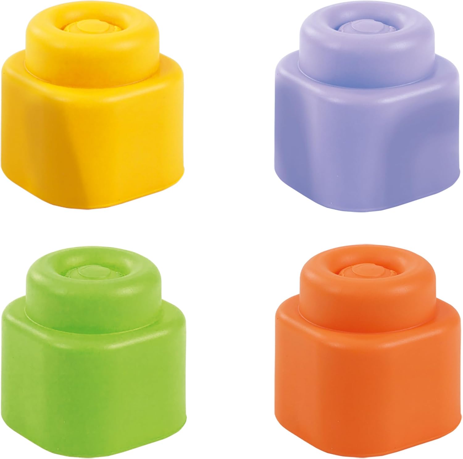 Clementoni Baby Soft Blocks - Clemmy Sensory Activity Cube - Soft Building Blocks, Clemmy Blocks for Kids 6 Months, Bricks Washable, Construction Set, Development & Activity Toy, Made In Italy, 17902