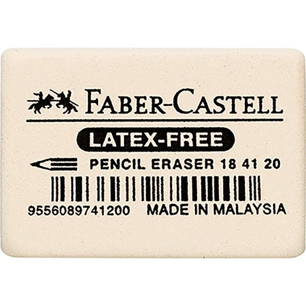 Faber-Castell Eraser Latex-Free 184120 20X