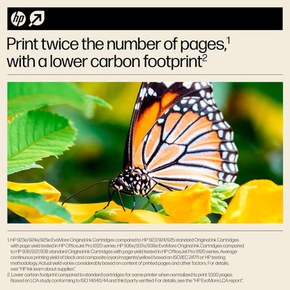 HP 937e EvoMore Cyan Original Ink Cartridge