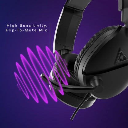 Turtle Beach Recon 70 Black PlayStation Multiplatform Gaming Headset for PS5, PS4, Xbox Series X|S, Xbox One, Nintendo Switch, PC and Mobile