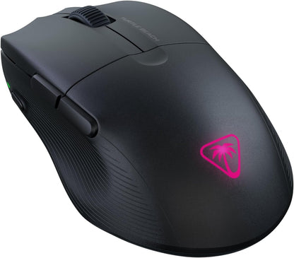 Turtle Beach Pure Air - Ratón de Juego RGB ergonómico inalámbrico Ultraligero, Sensor óptico de 26 000 PPP, 125 Horas de batería, interruptores mecánicos Titan, iluminación RGB