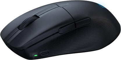 Turtle Beach Pure Air - Ratón de Juego RGB ergonómico inalámbrico Ultraligero, Sensor óptico de 26 000 PPP, 125 Horas de batería, interruptores mecánicos Titan, iluminación RGB
