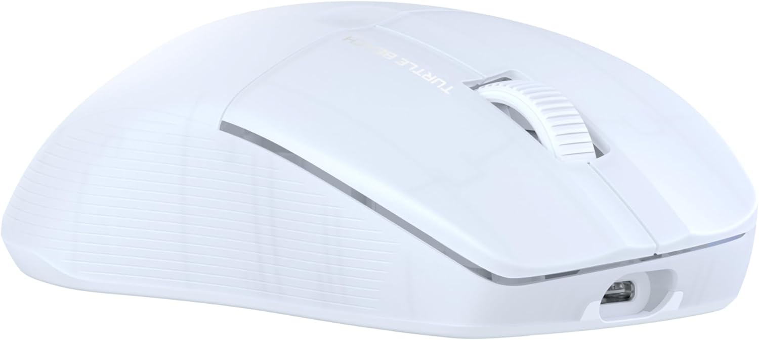 Turtle Beach Pure Air - Ratón de Juego RGB ergonómico inalámbrico Ultraligero, Sensor óptico de 26 000 PPP, 125 Horas de batería, interruptores mecánicos Titan, iluminación RGB
