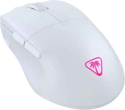 Turtle Beach Pure Air - Ratón de Juego RGB ergonómico inalámbrico Ultraligero, Sensor óptico de 26 000 PPP, 125 Horas de batería, interruptores mecánicos Titan, iluminación RGB