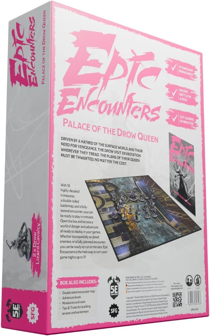Steamforged Games Epic Encounters: Palace of the Drow Queen