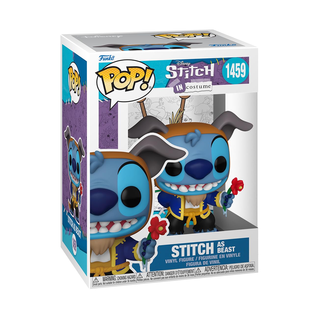 Funko POP! Disney: Stitch Costume - Beast - Lilo and Stitch - Collectable Vinyl Figure - Gift Idea - Official Merchandise - Toys for Kids & Adults - Movies Fans - Model Figure for Collectors