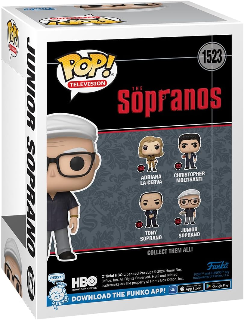 Funko POP! TV: Sopranos - Uncle Junior - the Sopranos - Collectable Vinyl Figure - Gift Idea - Official Merchandise - Toys for Kids & Adults - TV Fans - Model Figure for Collectors and Display