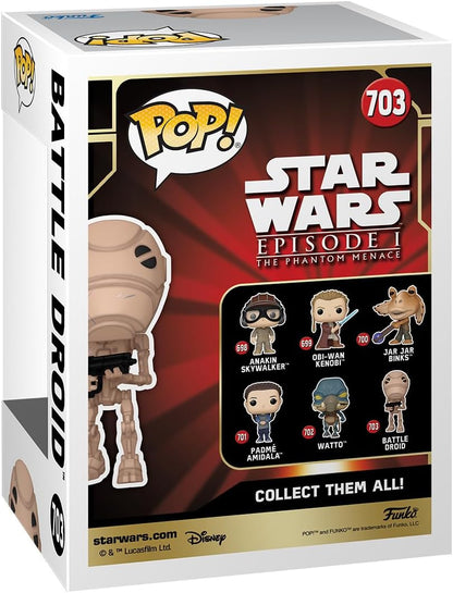Funko POP! Star Wars: Episode 1 The Phantom Menace Anniversary - Battle Droid - Collectable Vinyl Figure - Gift Idea - Official Merchandise - Toys for Kids & Adults - Movies Fans