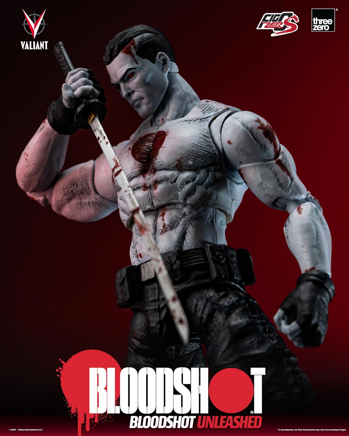Valiant Comics figurine FigZero S 1/12 Bloodshot Unleashed 15 cm