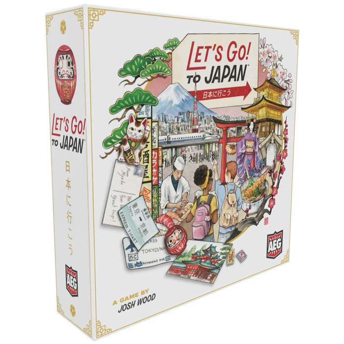 Alderac Entertainment Group | Let's Go! To Japan | Family Board Game | Ages 10+ | 1-4 Players | 45 Minutes Playing Time