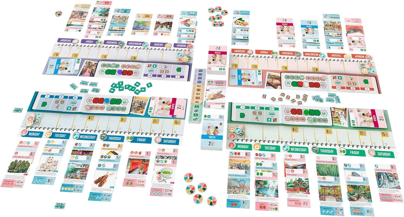 Alderac Entertainment Group | Let's Go! To Japan | Family Board Game | Ages 10+ | 1-4 Players | 45 Minutes Playing Time