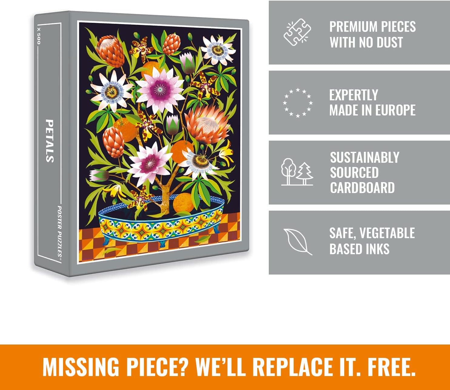 Cloudberries Flowers Puzzle (Petals)