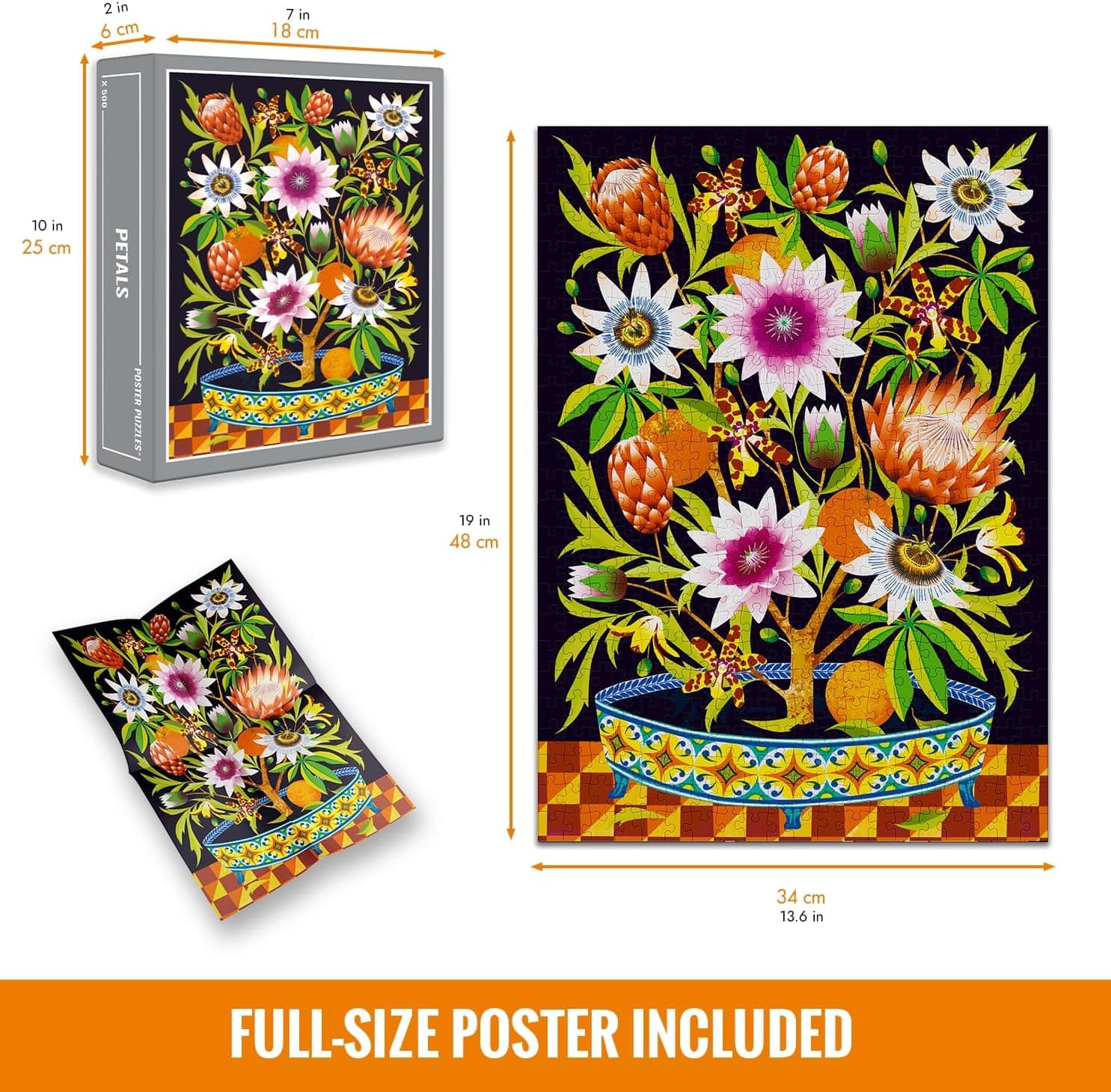 Cloudberries Flowers Puzzle (Petals)
