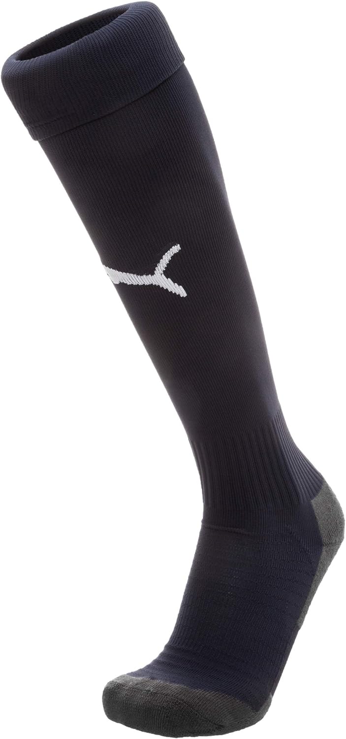 PUMA Men's Team Liga Socks Core Football Socks 6-8 Peacoat-Puma White