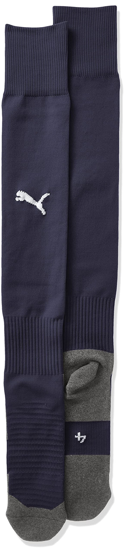 PUMA Men's Team Liga Socks Core Football Socks 6-8 Peacoat-Puma White