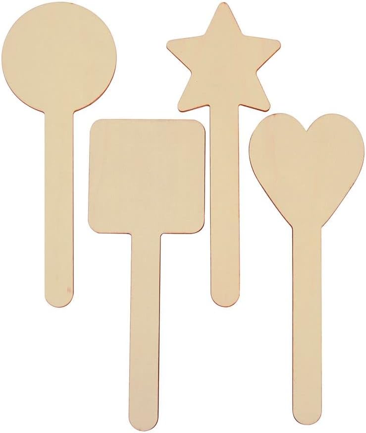 Colorations - Colorations - DIY Houten Stokvormen 4 Designs 20st.
