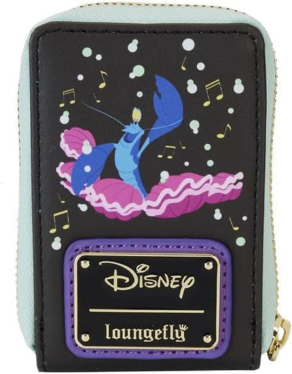 Loungefly Disney The Little Mermaid 35th Anniversary Life is The Bubbles Accordion Wallet Black/Charcoal onesize