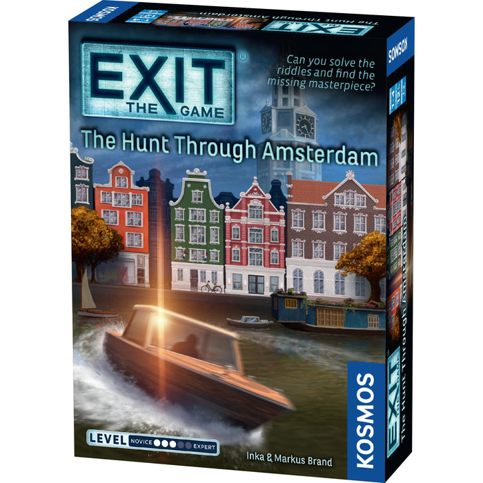 EXIT: The Game - The Hunt Through Amsterdam | Escape Room |Co-op Games | 1+ Players |Ages 5-7| Brainteasers |Art Heist | Ages 12+