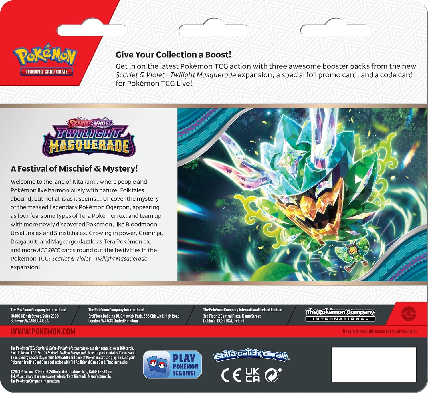 Pokemon Tcg: Scarlet & Violet - Twilight Masquerade - Triple Blister - Revavroom