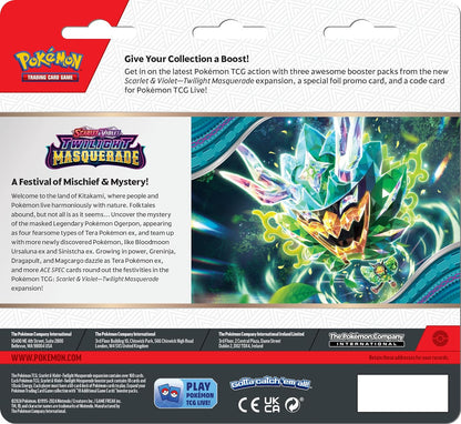 Pokemon Tcg: Scarlet & Violet - Twilight Masquerade - Triple Blister - Revavroom